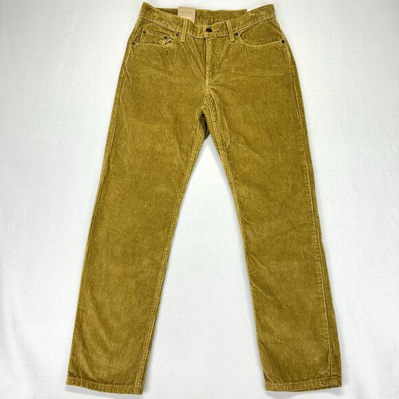 Levis Pants Womens 30x29 Brown Corduroy Stretch Preppy Casual NWT IRREGULAR 5222 - Picture 2 of 13